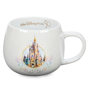 Disney Parks WDW 50th Magical Celebration Cinderella Castle Coffee Mug New - Picture 1 of 5