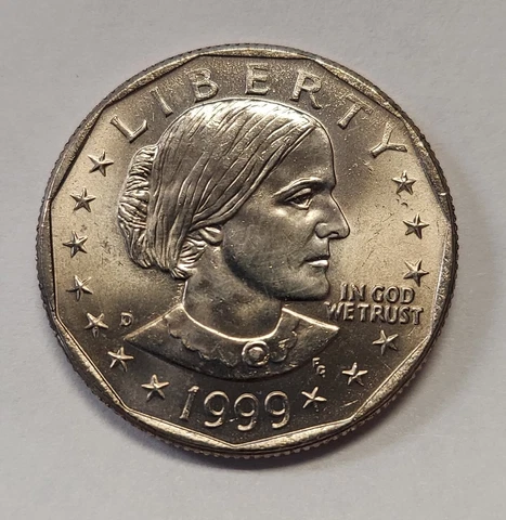 1999-D Susan B Anthony Dollar Choice BU Priced to Move and Shipped FREE Cover