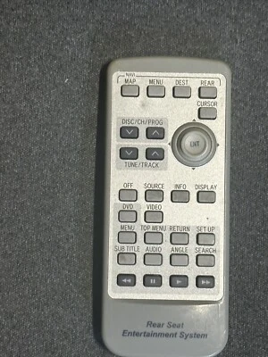 Rear Entertainment TV Remote Control Lexus GX470 Toyota S86170-60030 — 第 1/3 张图片