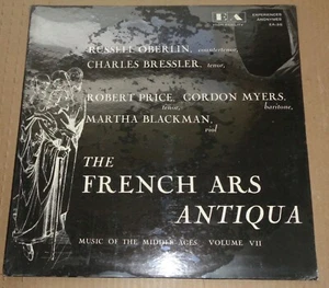 Russell Oberlin THE FRENCH ARS ANTIQUA - Experience Anonymes EA-35 SEALED - Picture 1 of 2