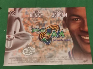 Michael Jordan Bugs Bunny Space Jam Mini quad poster original cinema - Picture 1 of 1