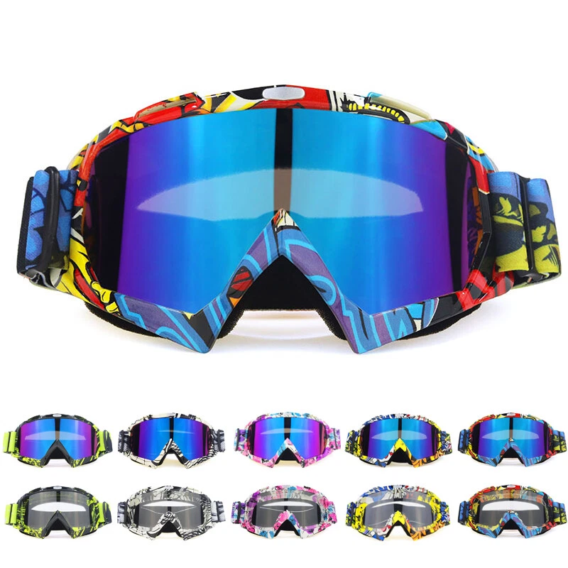 Motorcycle Motocross Goggles Eyewear ATV MX Dirt Bike Off-Road Sunglasses UV400 - Image 1 of 4