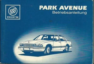 BUICK PARK AVENUE Bedienungsanleitung 1993 Betriebsanleitung Handbuch BA - Picture 1 of 2