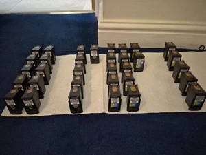 33 x Canon PG-540 CL-541 Black Colour Used Empty Ink Cartridges Genuine Original - Photo 1/3