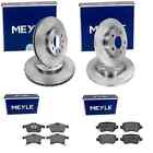 MEYLE BRAKE DISCS + FRONT + REAR COVERINGS suitable for Opel Astra H + Zafira B