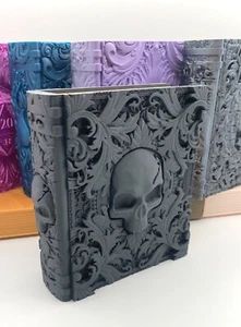 Death Magic Tome Storage and Tray - Perfect for Dice, Cards, and Tokens - Picture 1 of 19