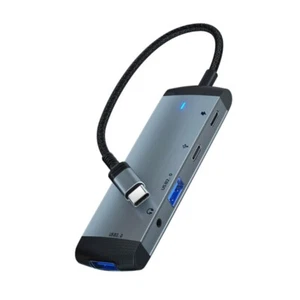 5-in-1 High Speed USB C Hub Docking Station Type C/USB 3.0/USB 2.0/PD 60W/3.5mm - Picture 1 of 6