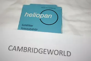  Heliopan 62mm  KB12  BLUE  Screw in OPTICAL Glass Filter NEW  - Picture 1 of 1