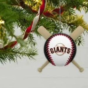 2019 Hallmark Ornament SAN FRANCISCO GIANTS Take Me Out To The Ballgame New Box - Picture 1 of 2