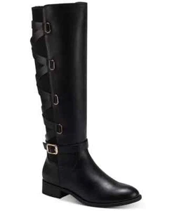 THALIA SODI Women's Veronika Wide Calf Riding Boots Black 6.5W - Picture 1 of 6