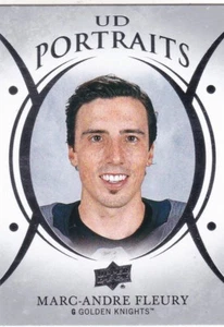 MARC-ANDRE FLEURY 2018-19 18-19 CUBIERTA SUPERIOR RETRATOS INSERCIÓN #P-4 CABALLEROS DORADOS - Imagen 1 de 1