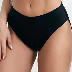 Women Mid Waisted Menstrual Leakproof Bikini Bottoms Swim Briefs Shorts Swimwear - Picture 1 of 4