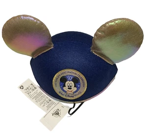 Walt Disney Worlds 50th Magical Celebration Plush Mickey Ears Hat Adult One Size - Picture 1 of 16
