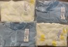 MOTHERCARE Boys Babygrows 100% Cotton Sleepsuits 1 Month Up to 9lbs New X 4 a