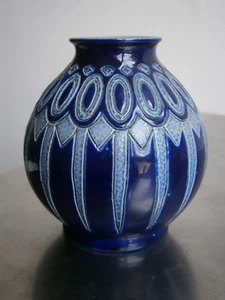 Small Vase Stoneware Alsace Art Deco Krumeich Remmy Ceramic 1930 Antique - Picture 1 of 8
