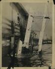 1922 Press Photo seaplane sideslips into water near Midland Beach, Staten Island