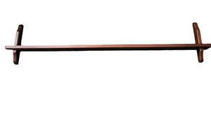 Estante de pared de caoba vintage soporte para libros longitud 93,5 cm - Imagen 1 de 8