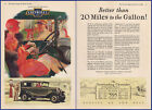 Vintage 1929 CHEVROLET Coach Car Automobile Fred Mizen Art 1920's Print Ad