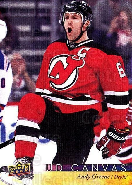 2017-18 Upper Deck Canvas #51 Andy Greene - Image 1 of 1