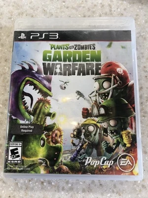 PLANTS VS ZOMBIES GARDEN WARFARE PLAYSTATION 3 THREE GAME PLAY STATION PS3 SONY - Image 1 of 2