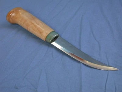 Jagdmesser, Finnenmesser mit Lederscheide - Bild 1 von 4