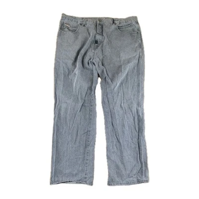 Pantalones de mezclilla holgados LRG "LRGeans" para hombre Y2K 42x32 gris azul pantera en relieve Foto 1 de 4