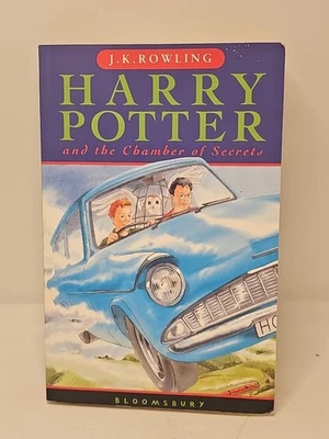 1st Edition Bloomsbury - Harry Potter and the Chamber of Secrets Paperback Book Foto 1 de 4