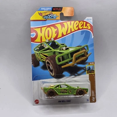 2025 Hot Wheels #233 HW Dirt 8/10 HW ROLL CAGE Green - Image 1 of 2
