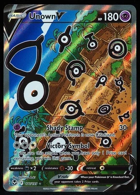 Unown V #177 Mint Pokemon Card - Image 1 of 3