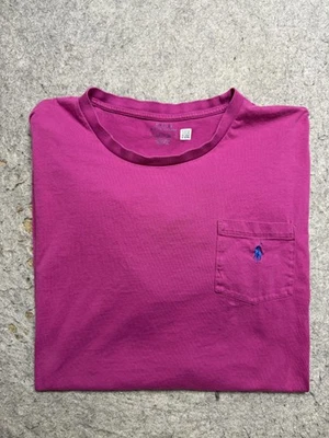 Polo Ralph Lauren Shirt Mens 3XB Magenta Jersey Pocket Big & Tall Pony Tee - Image 1 of 4