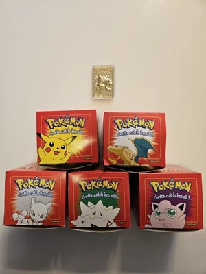 Juego de Cartas Pokémon Edición Limitada Chapado en Oro 23k Precintado Nuevo En Caja. 1999 Foto 1 de 4