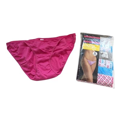 Nuevo Pack De 6 Bragas Bikini Joe Boxer Cuerda Talla 6 Foto 1 de 4