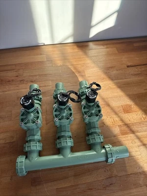 Orbit 3-Valve Inline Manifold Assembly Sprinkler  PVC 57280-52 - Image 1 of 4