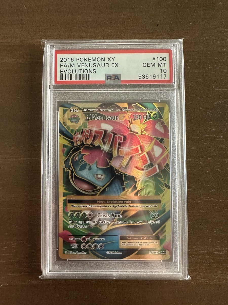 Venusaur Pokémon TCG Grade 10 Evolutions Individual