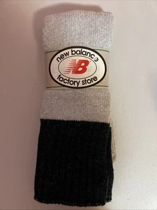 NEW Men’s New Balance Wool Blend Boot Socks Gray Size 9-15 Made In USA - Picture 1 of 3