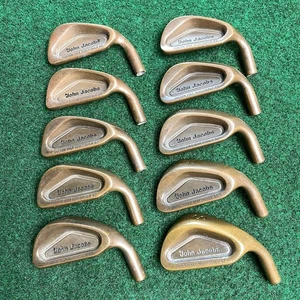 John Jacobs Custom Golf BeCu 2-PW-SW iron set heads only RH - Picture 1 of 14