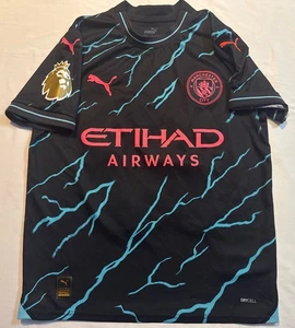 Manchester City Trikot Jack Grealish - 3rd Kit 2023/24 Kinder Jugend L - Bild 1 von 10