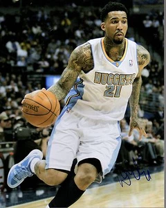 Wilson Chandler Denver Nuggets Signed 8x10 Photo LOM COA (PH2956) - Picture 1 of 2
