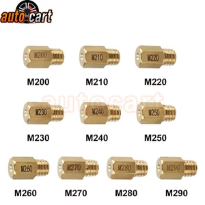 Chorro principal tipo hexagonal 10 piezas para carburador Mikuni VM TM TMX 250 260 270 280 290 - Imagen 1 de 8