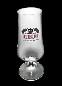 Vintage EKU Este Kulmbacher Stemmed German Beer Glass 7.25” Tall Excellent - Picture 1 of 5