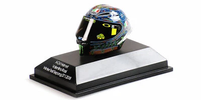 Minichamps AGV Helm Helmet Valentino Rossi Winter Test Sepang 27.01.2018 1:8 #46 - Bild 1 von 4