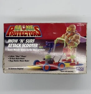 Rare Vintage Stone Protector Mow 'N' Surf Attack Scooter New In Box - Bild 1 von 3