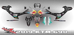 Graphics for SMC-R SMC 690 SUPERMOTO 2019 - 2023 Decal KIT TLD3 - Bild 1 von 1