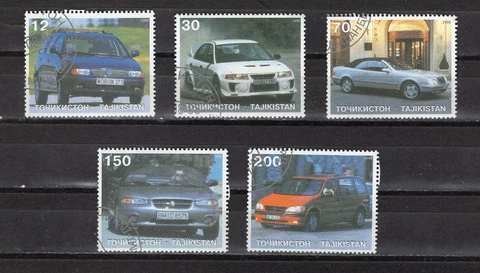 TAJIKISTAN - AUTOS CTO   M2858 Cover