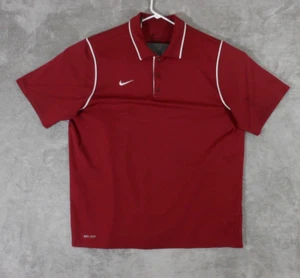 Camisa Polo Nike Dri Fit Para Hombre XL Manga Corta Roja Informal Golf Aire Libre - Imagen 1 de 7