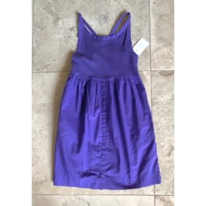 Crewcuts girls NWT purple sleeveless cotton dress 6yrs - Picture 1 of 2