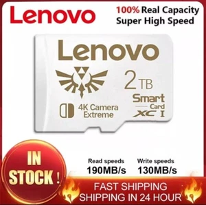 Lenovo Memory Card 2TB High Speed Micro TF SD Card For Nintendo Switch SD Card - Zdjęcie 1 z 3