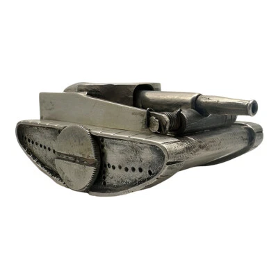 Vintage 1948 Boutique Made M4 Sherman Tank Sterling Silver Pocket Lighter - Image 1 of 4
