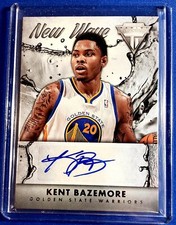 2013-14 Panini Titanium Kent Bazemore New Wave Signatures Golden State Warriors