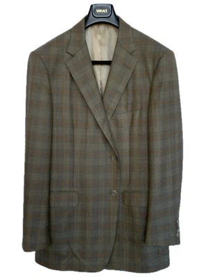 SAMUELSOHN Sz 44L 'Alton' Plaid Check Sport Coat - Made in Canada - INCREDIBLE - Image 1 of 4